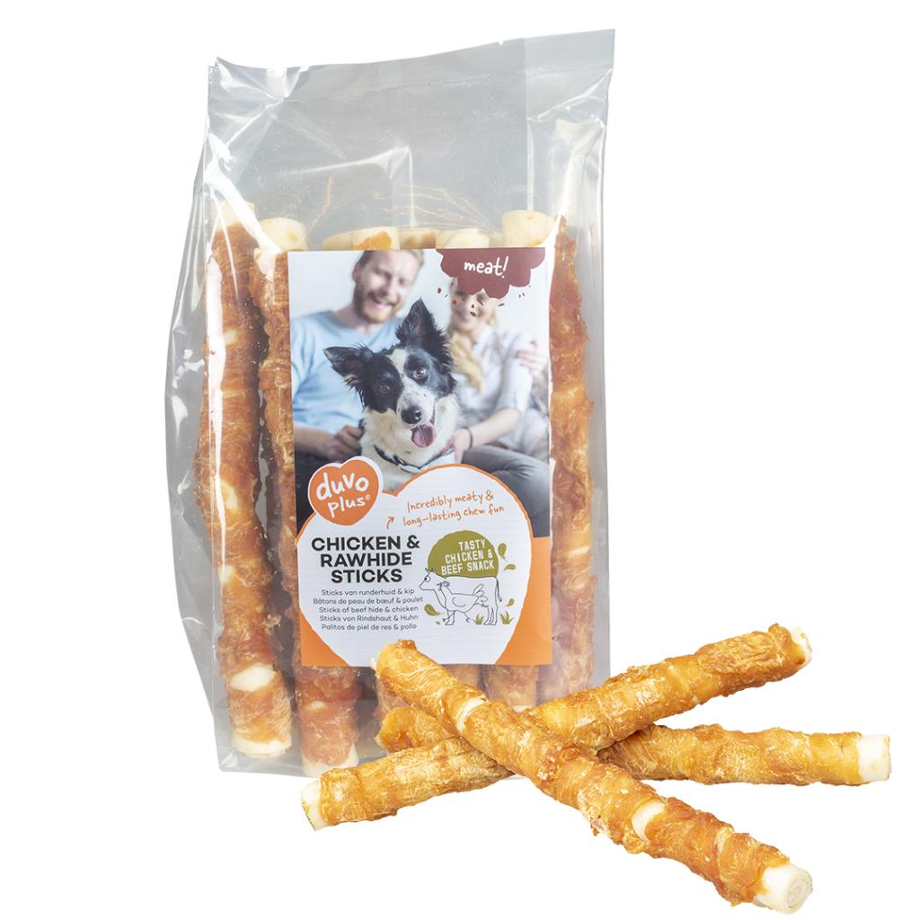 PALITOS DE POLLO Y CUERO 1KG