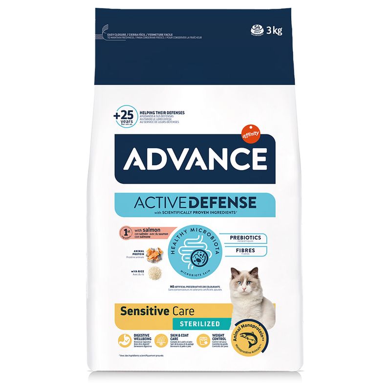 ADVANCE CAT ADULT STERILIZED SALMON SENSITIVE 1,5 KG