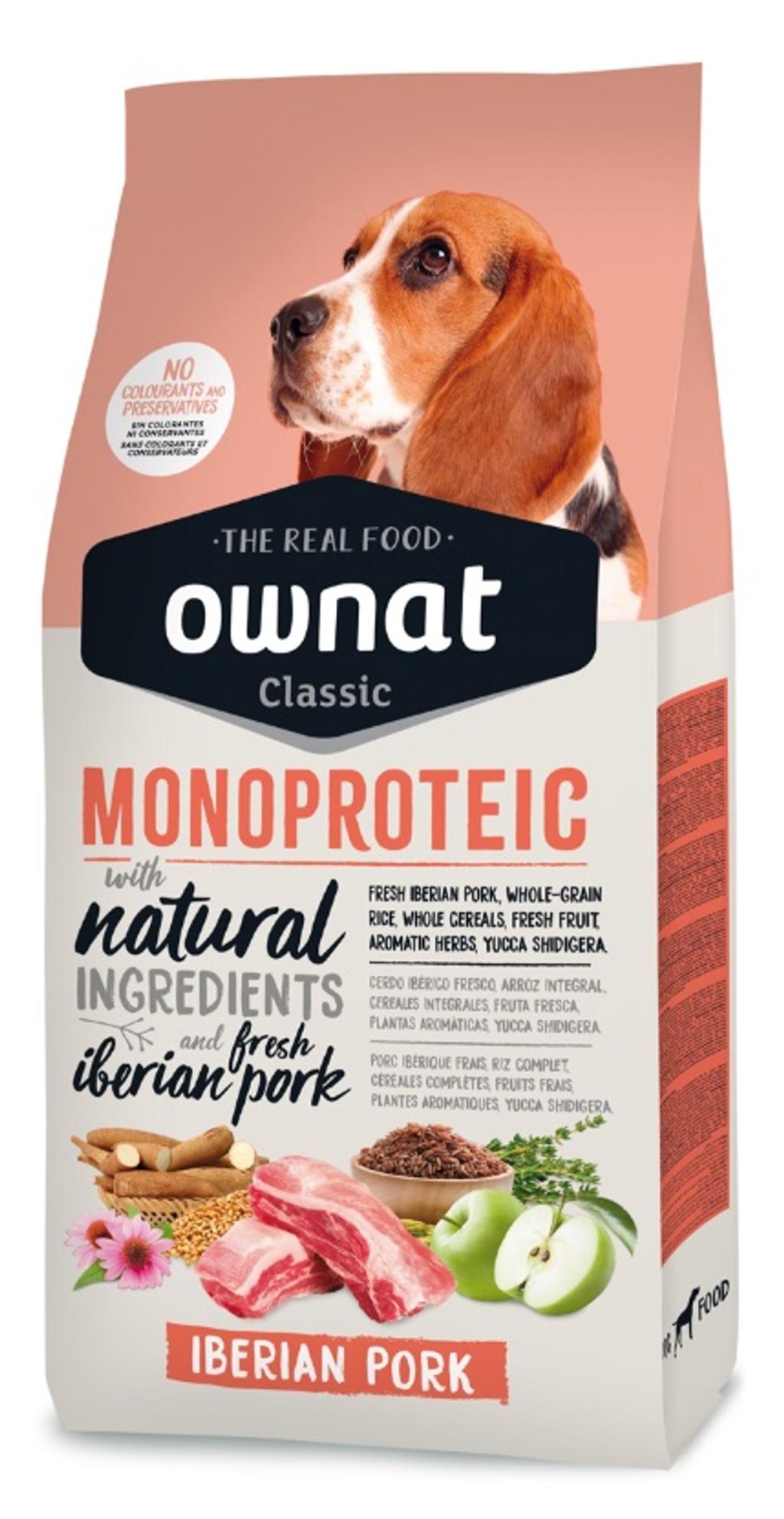 OWNAT CLASIC MONOPROTEIC IBERIAN PORK 4KG