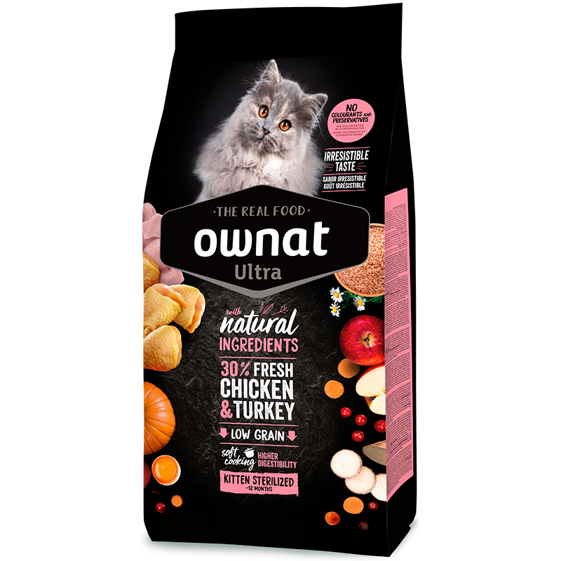 OWNAT ULTRA GATO KITTEN STERILIZED 1.5KG