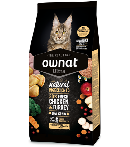 OWNAT ULTRA GATO YOUNG STERILIZED 1.5 KG