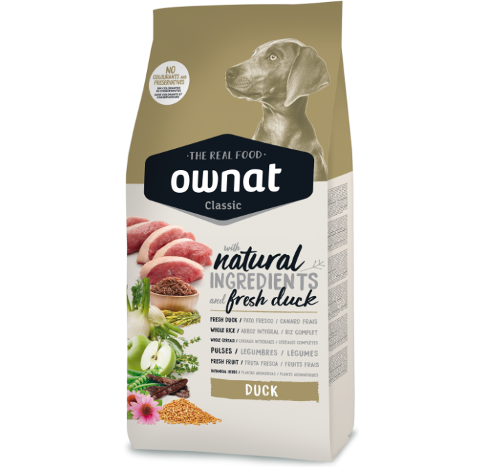 OWNAT DOG CLASSIC DUCK 4 KG