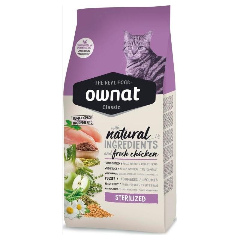 OWNAT CAT CLASSIC STERILIZED 4 KG