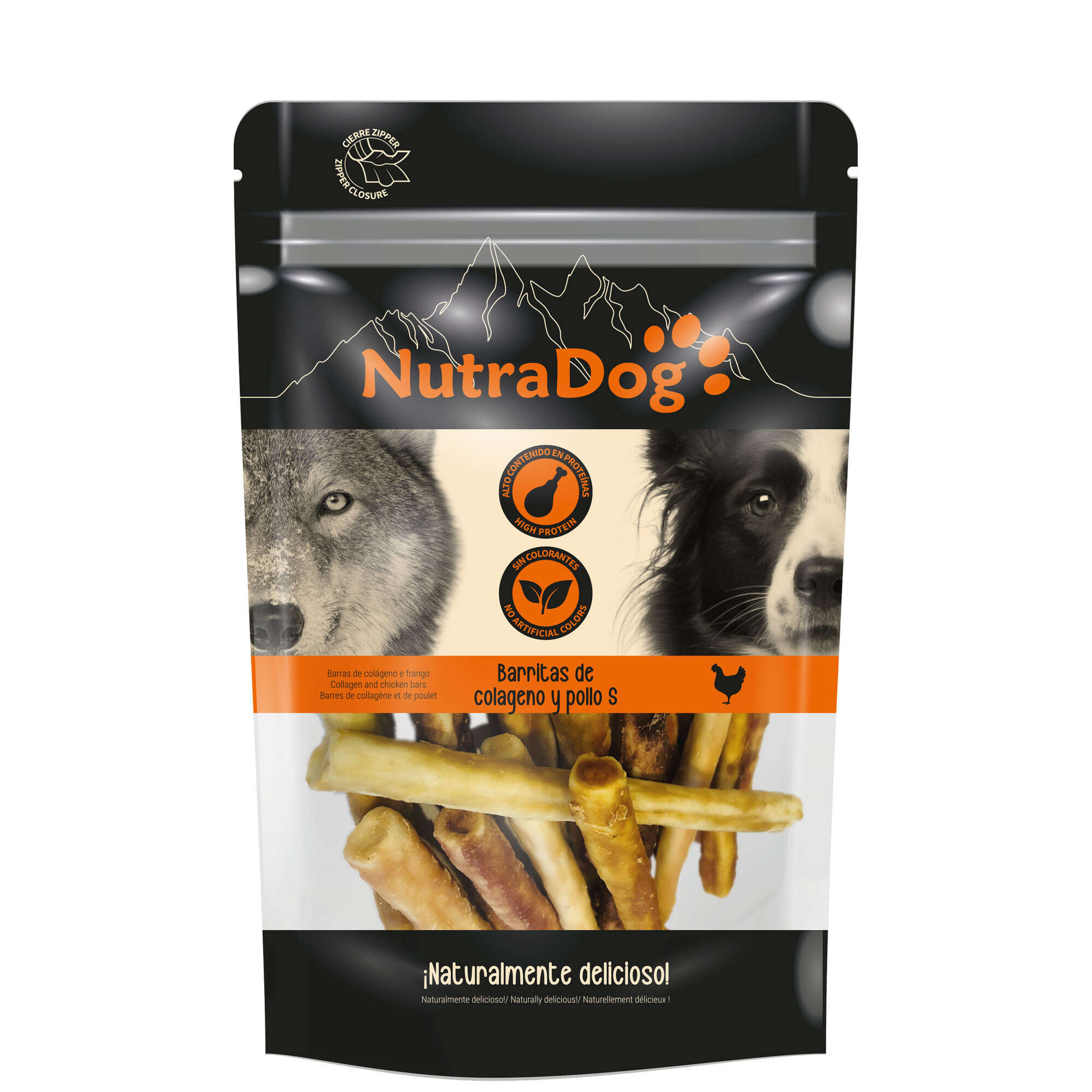 BARRITAS COLAGENO Y POLLO S 100g