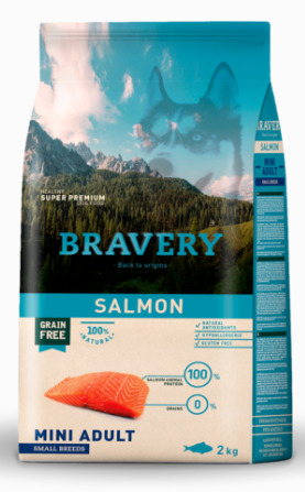BRAVERY MINI ADULT HERRING 2KG