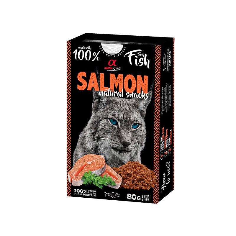 NATURAL SNACK CERDO SALMON 80g